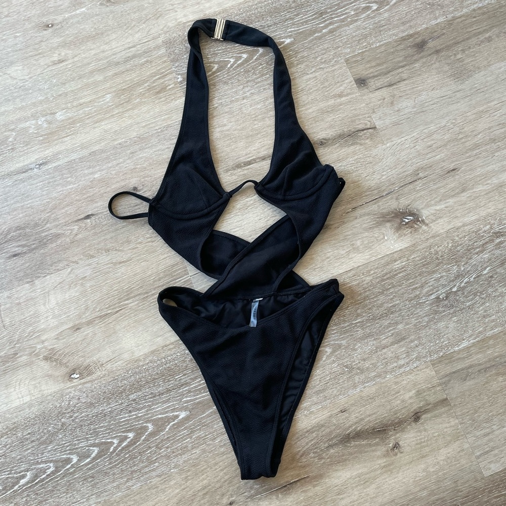 Forever 21 one-piece cutout swimsuit